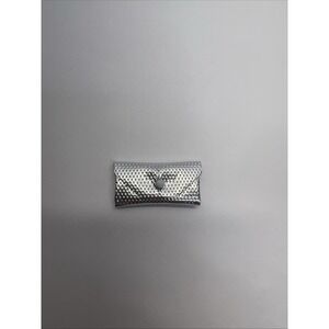 Vintage Barbie Doll Dimpled Pebbled Silver Clutch Handbag‎ Purse 1960s-1970s